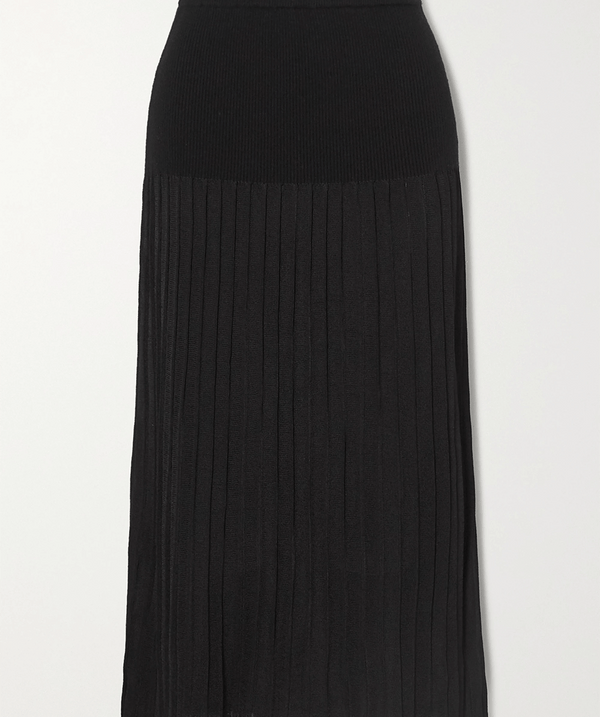 Topshop lace trim t-shirt in black