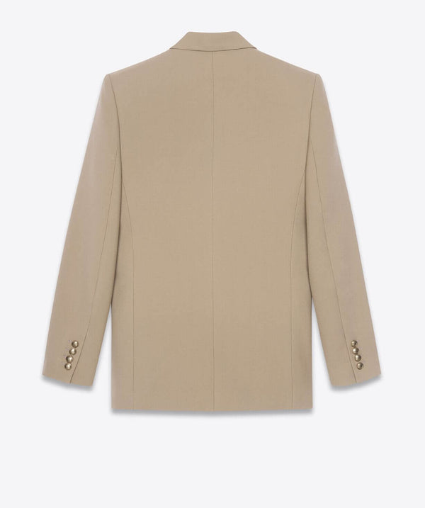 Double-breasted structured blazer