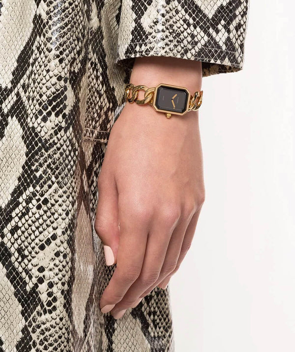 Limit mesh watch in gold exclusive