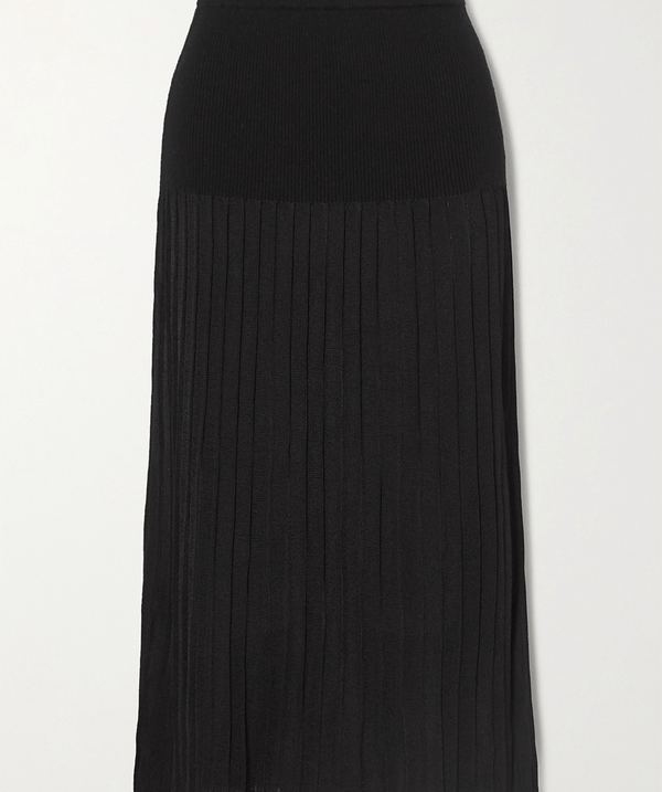 Topshop lace trim t-shirt in black