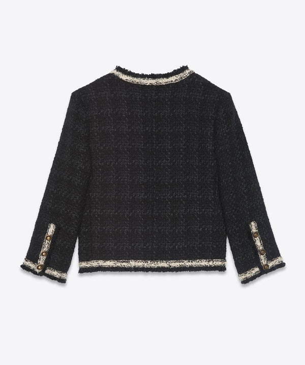 Zipper cotton sweater